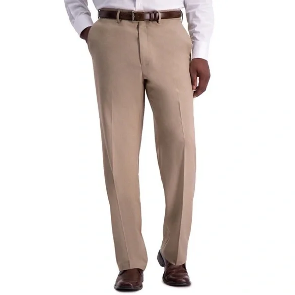 Haggar Premium Comfort Expandable Waist Classic Fit Pants SZ 40x30 NWT - Picture 1 of 8